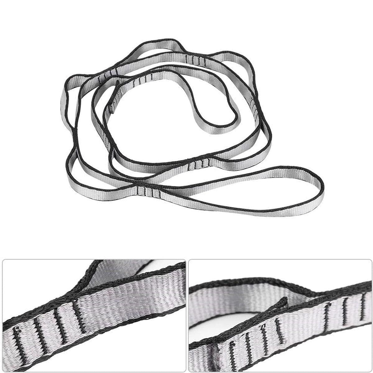 2PC Aerial Yoga Straps Hammock Safety Daisy Chains - Image 2