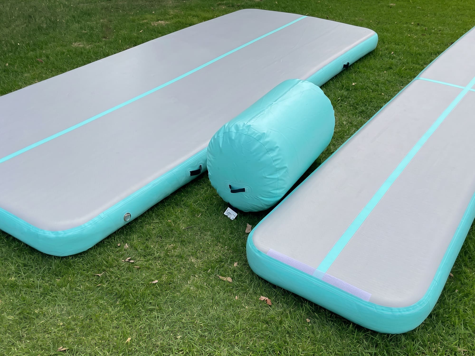 Inflatable Gymnastics Air Mat Set – 3pcs with Electric Pump - Image 3