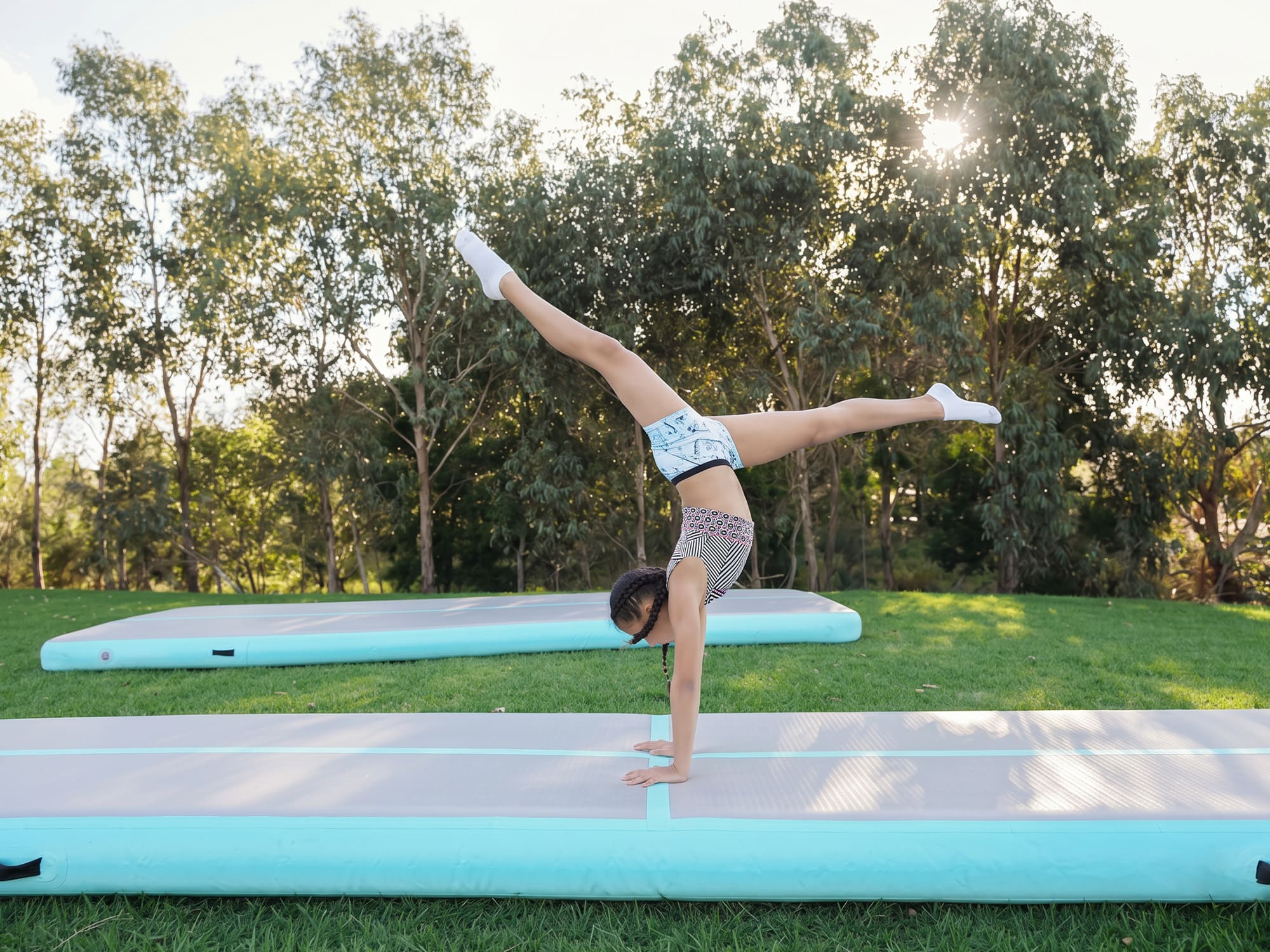 MEMAX Inflatable Gymnastics Air Track Mat - Image 9