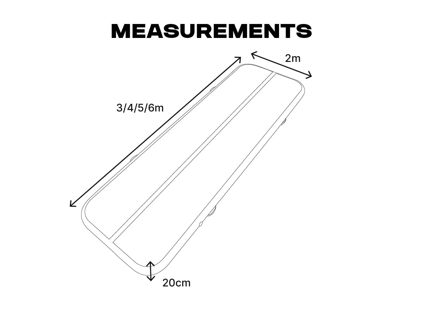 MEMAX Extra-Wide Inflatable Gym Mat - 2M Width - Image 14