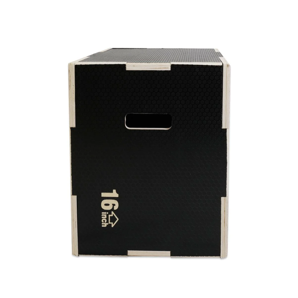 Anti-Slip Wooden Plyo Jump Box - 16" x 20" x 24" - Image 4