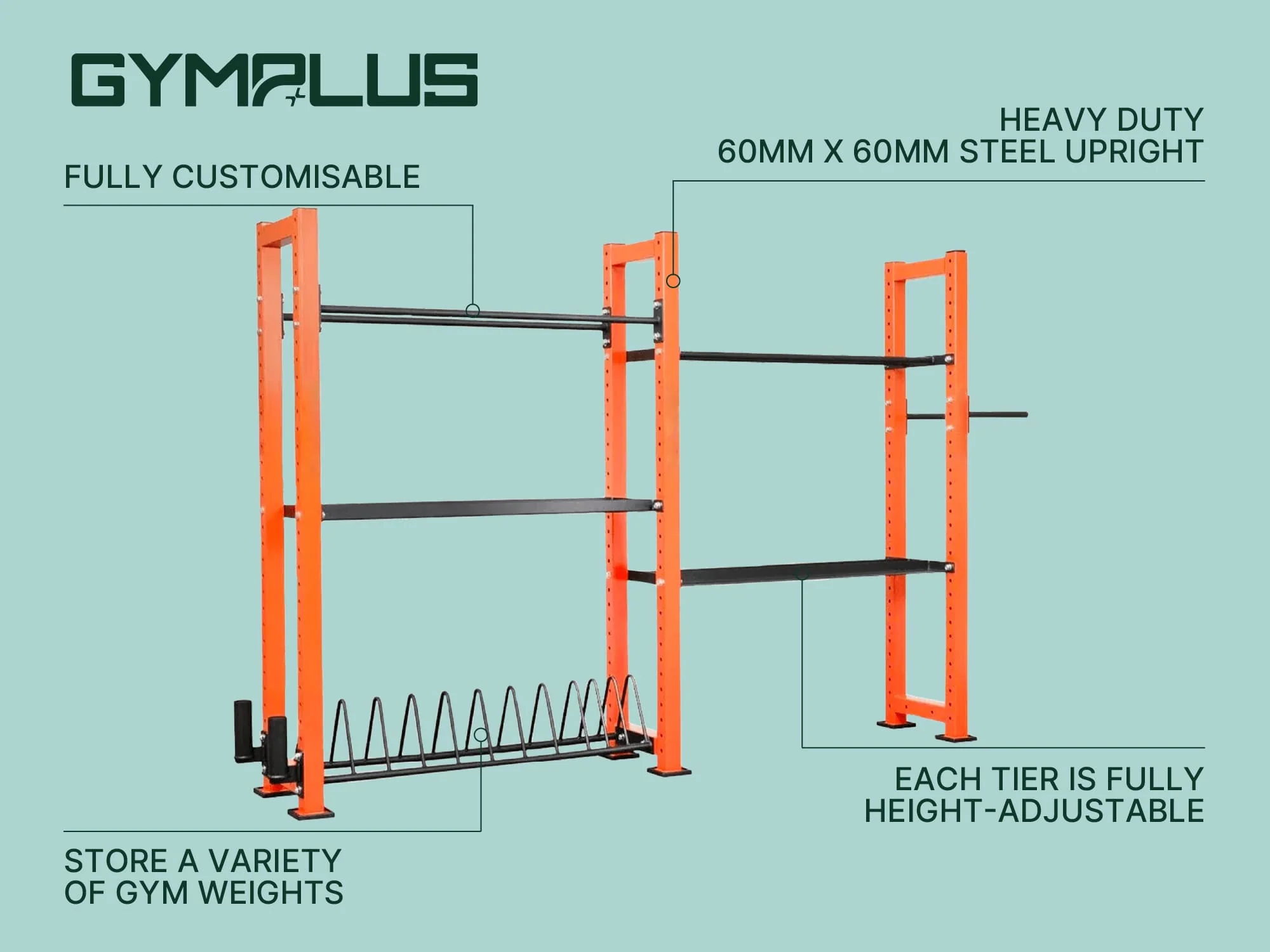 L3 Fully Customisable Gym Storage System - Image 2