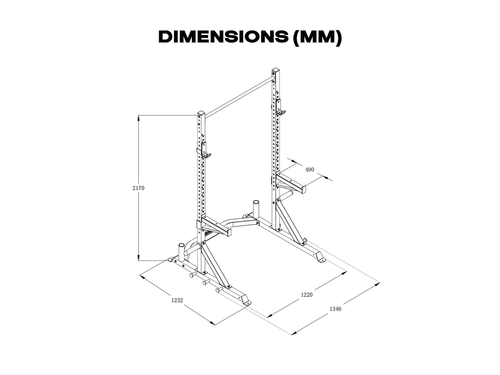 Half Power Rack - HR2100 - Image 22