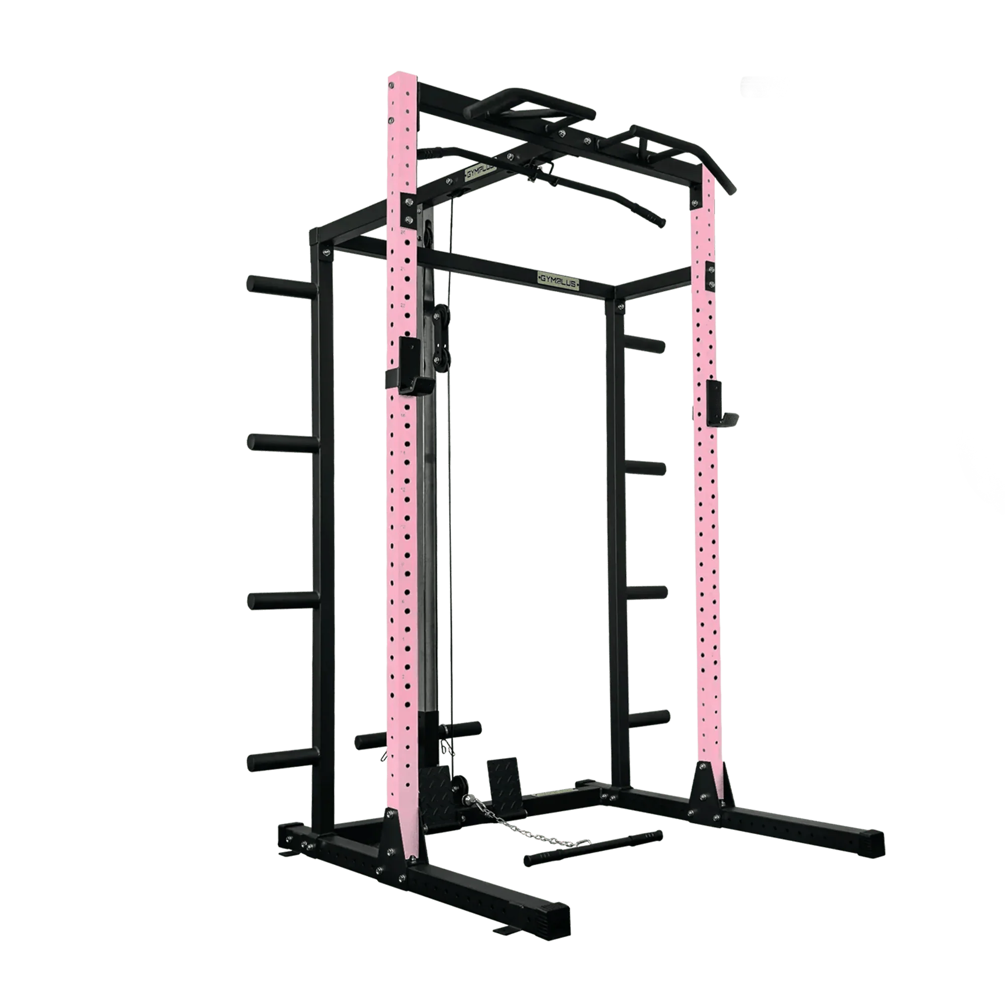 Half Power Rack with Storage and Cable System Option - HR2300 Pink
