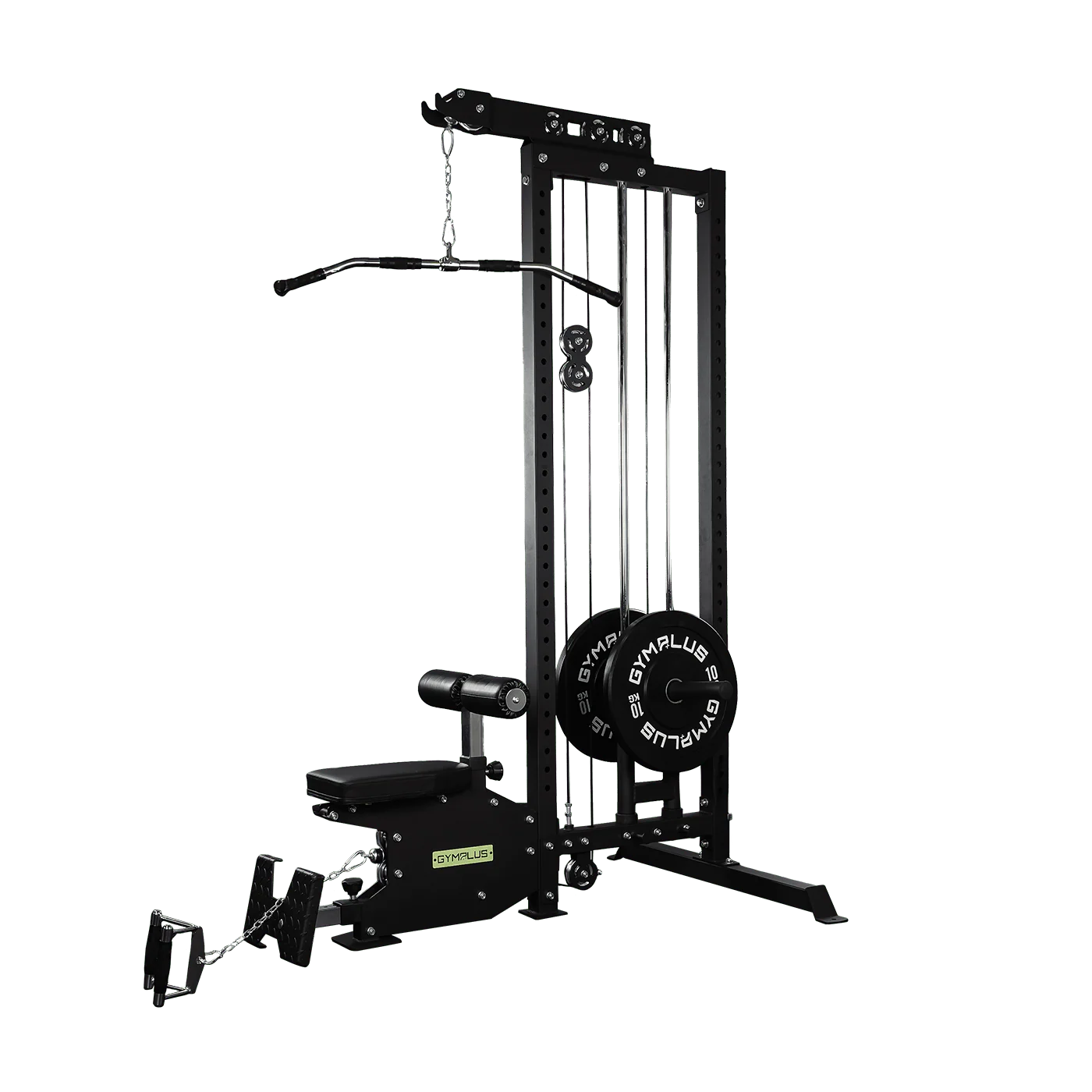 Lat Pulldown Low Row Machine with Aluminium Pulley Wheels - L4 Pro Series