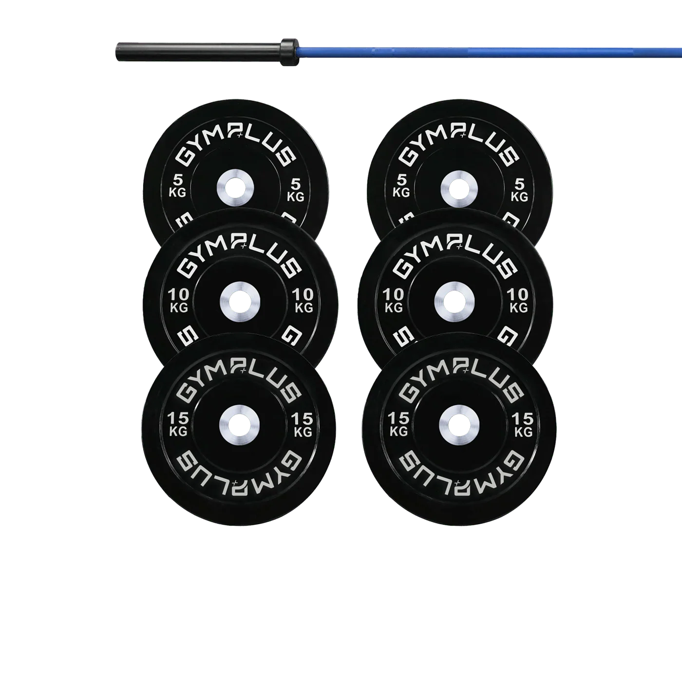 Cerakote Olympic Bar 20KG and Bumper Plates Set - Image 2