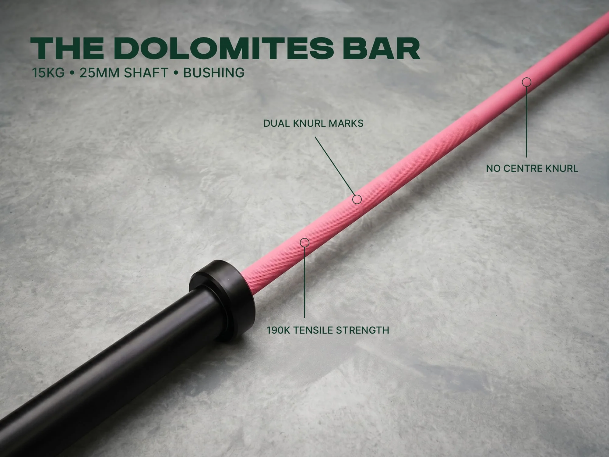 Cerakote Pink Olympic Barbell & Bumper Plate Set – 60kg/100kg - Image 17