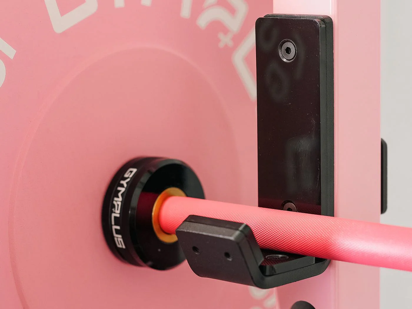 Cerakote Pink Olympic Barbell & Bumper Plate Set – 60kg/100kg - Image 5