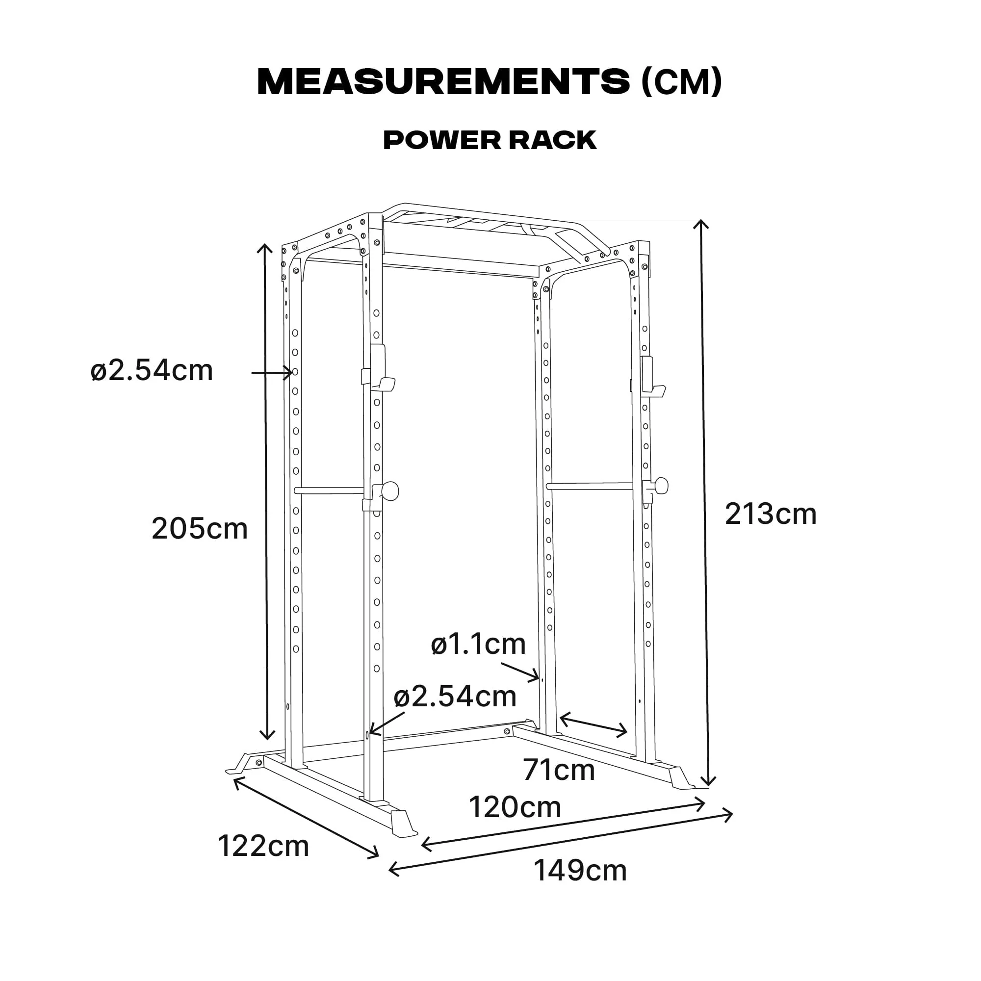 Essential Power Rack - Black - Image 11