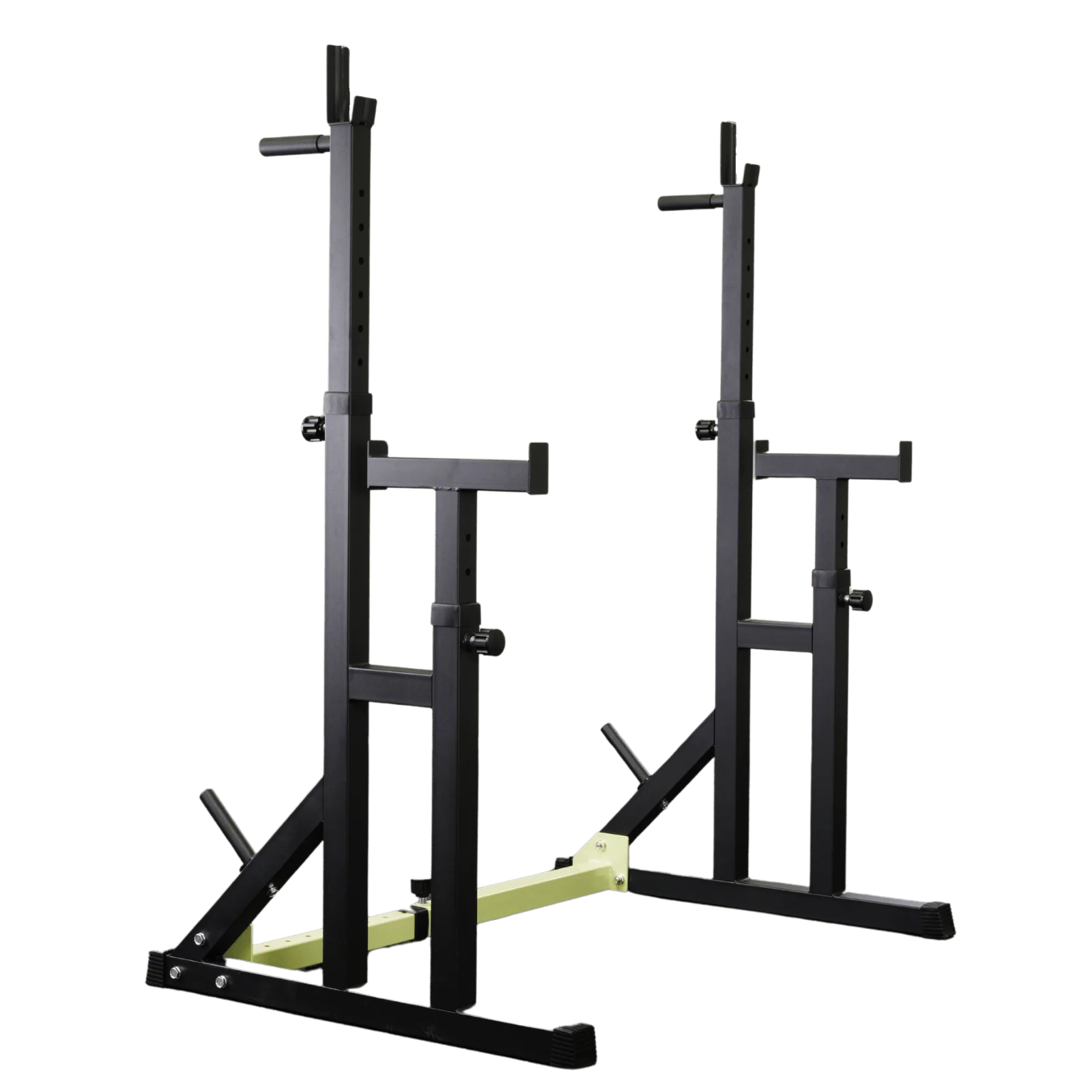All-in-One Home Gym Lifting Starter Package - Bench, Rack, Barbell and Bumper Plates Set - Image 2