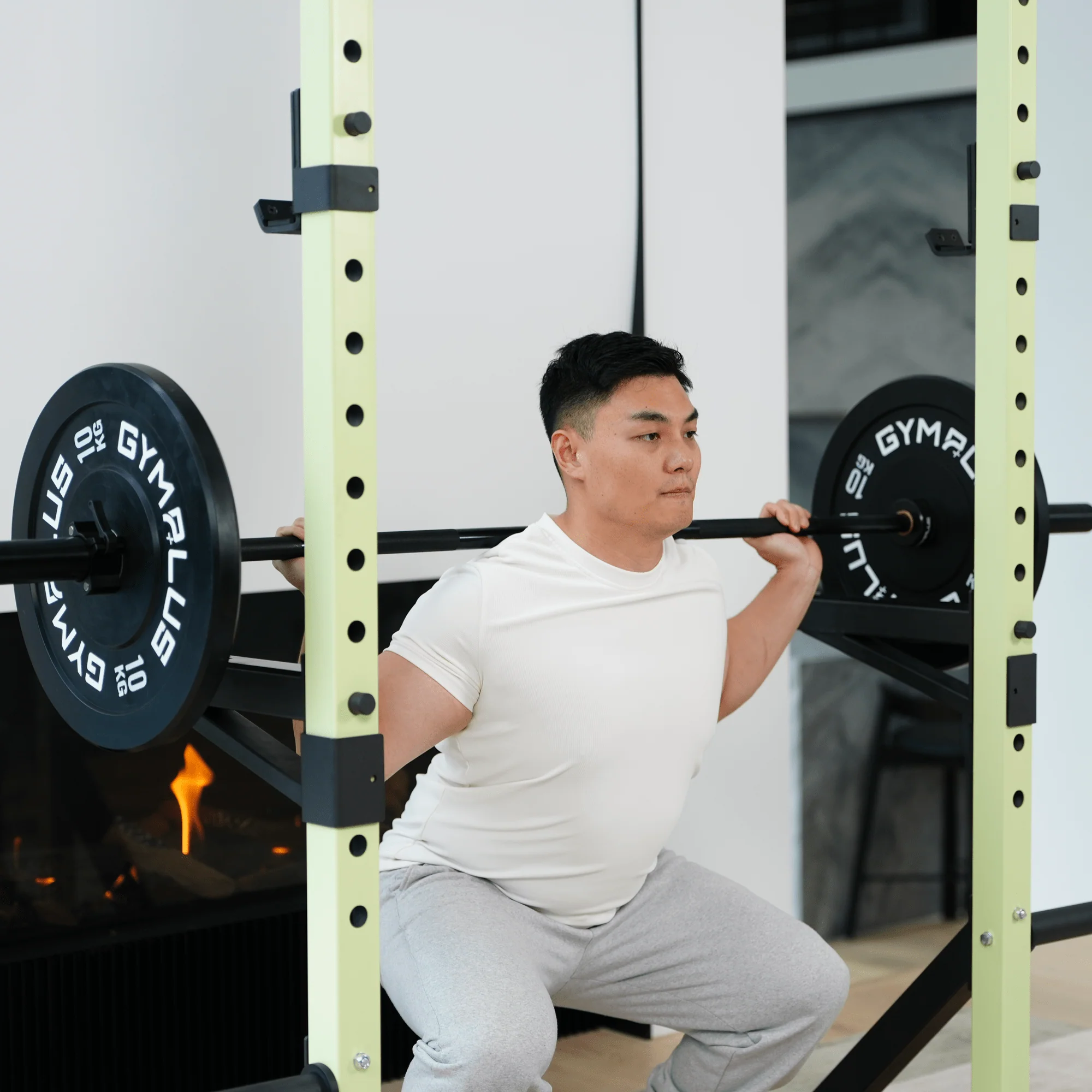 Olympic Bumper Weight Plates 5/10/15/20/25kg - Black - Image 5