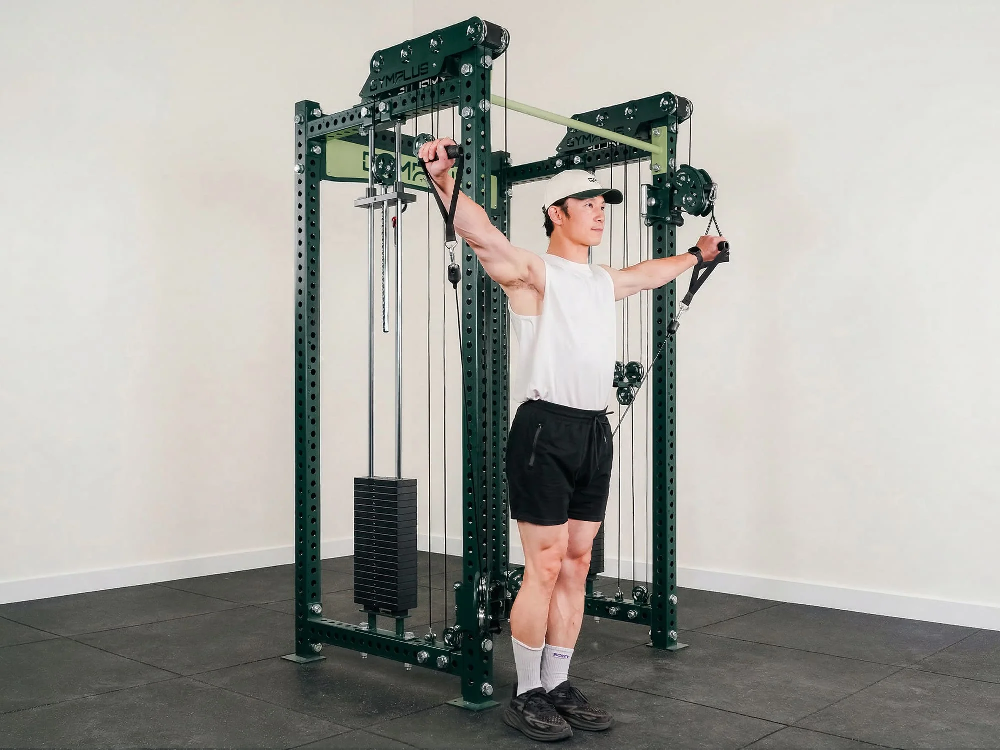 Evolve Power Rack with Dual Pin-loaded Rack Mount Cable System - Image 14