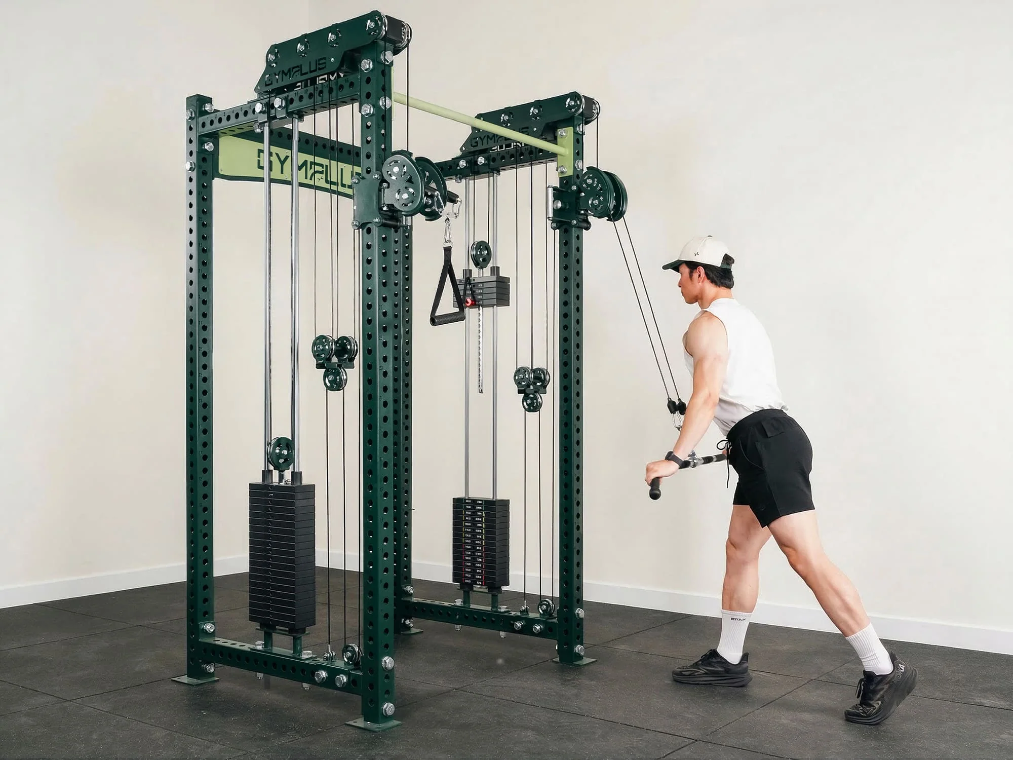 Evolve Power Rack with Dual Pin-loaded Rack Mount Cable System - Image 16