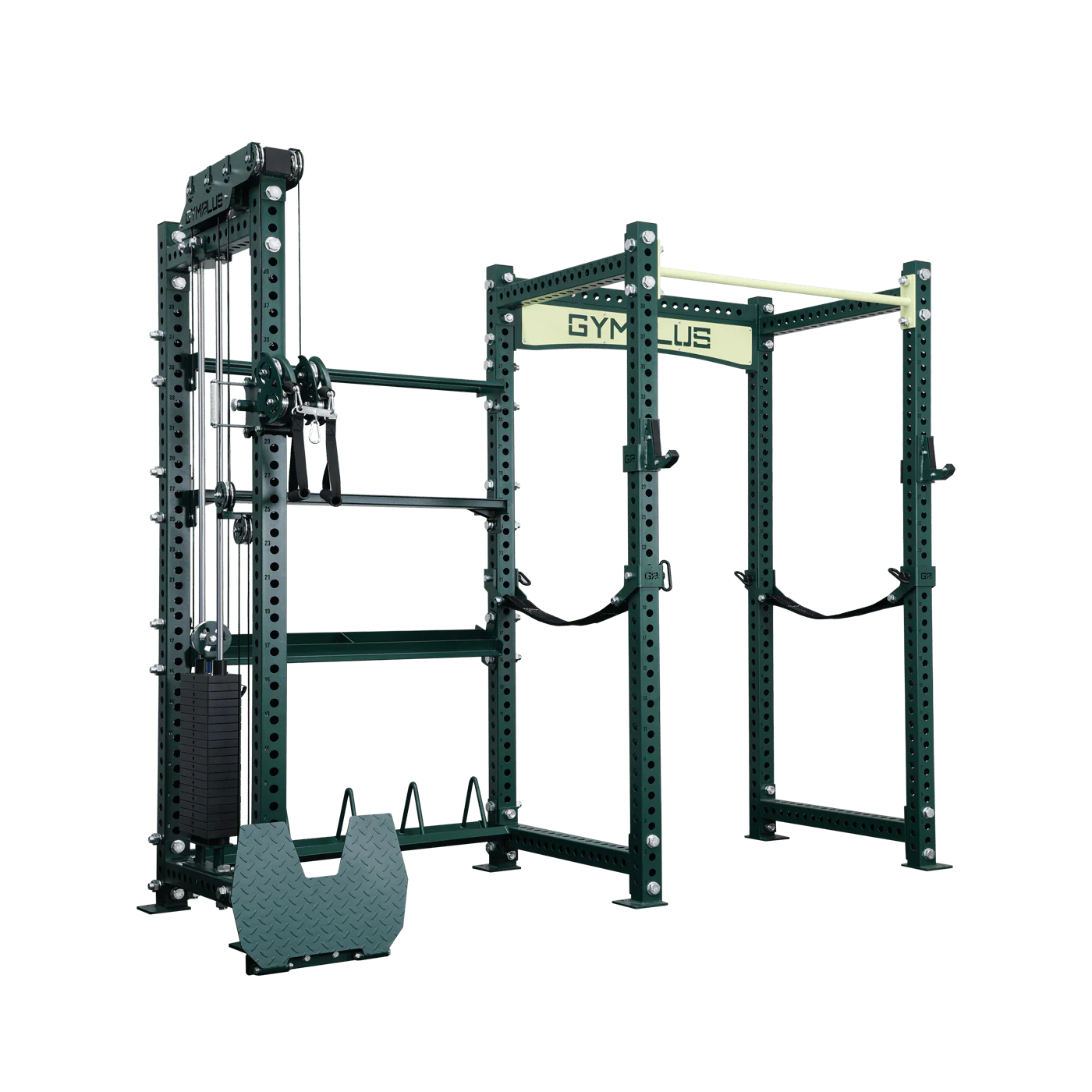 Evolve Power Rack with Cable System and Extended Storage
