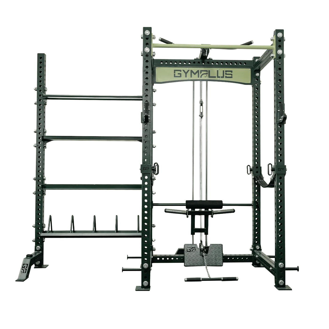 Evolve Power Rack with Lat Pulldown and Storage System - Image 2
