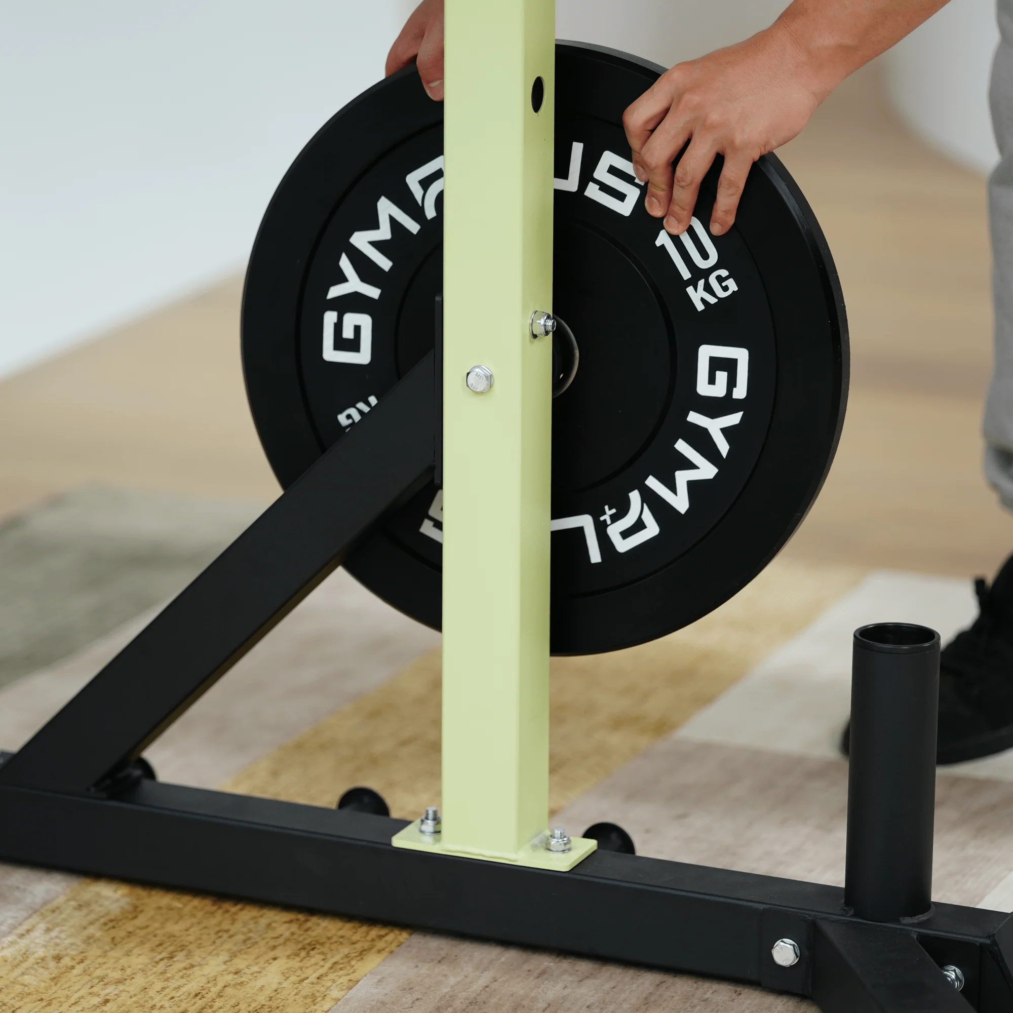 Olympic Bumper Weight Plates 5/10/15/20/25kg - Black - Image 3