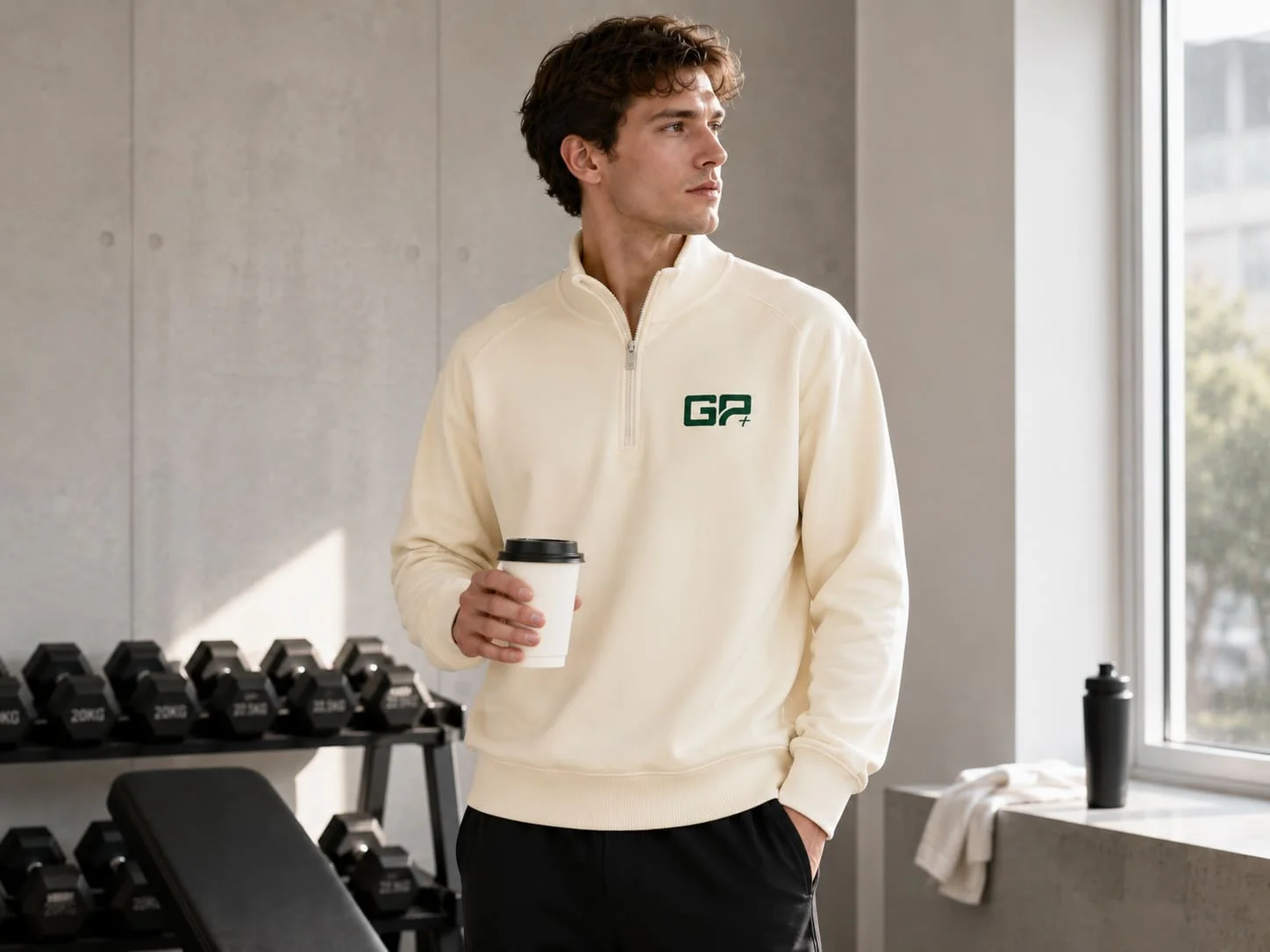 Gym Plus Everyday Quarter Zip - Image 4