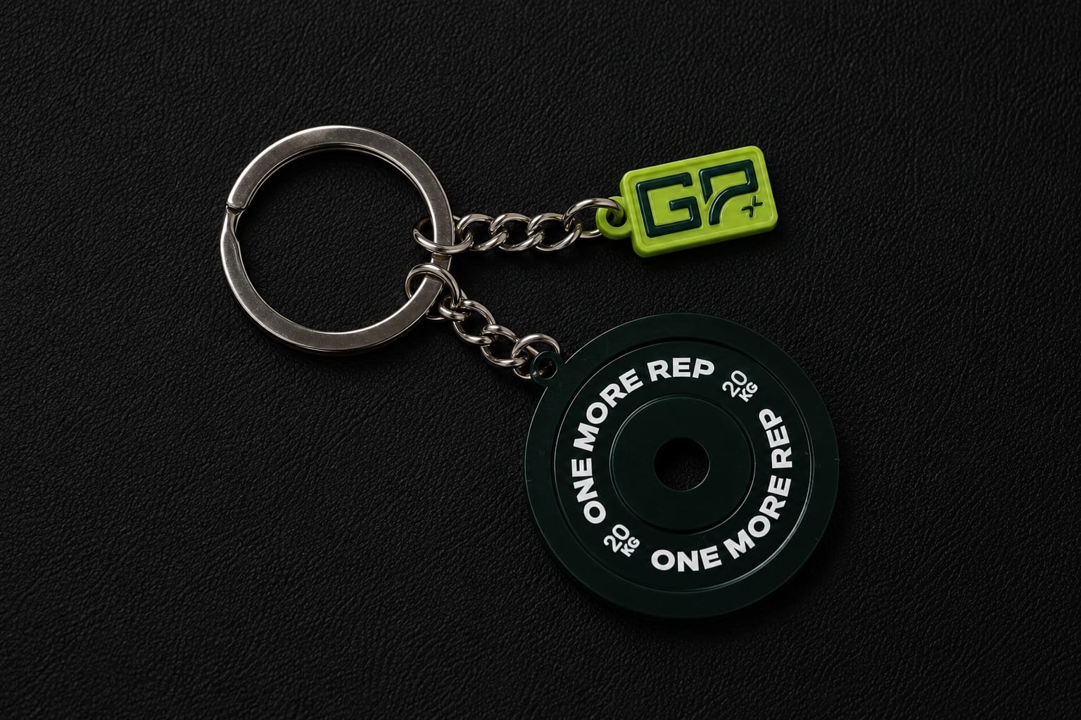 Gym Plus Lift Plate Key Ring - Image 2