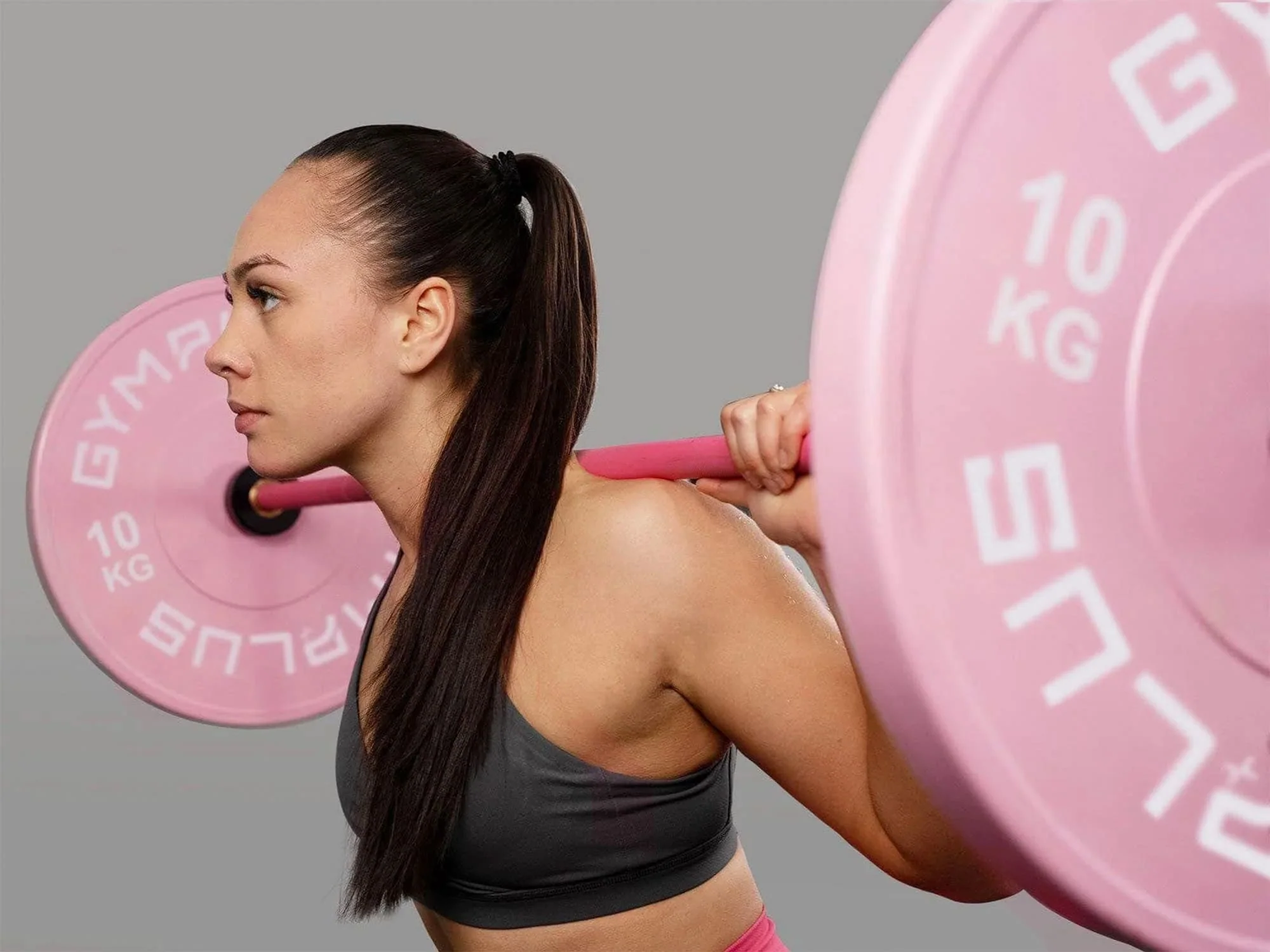 Half Power Rack Garage Gym Package - Pink - Image 18