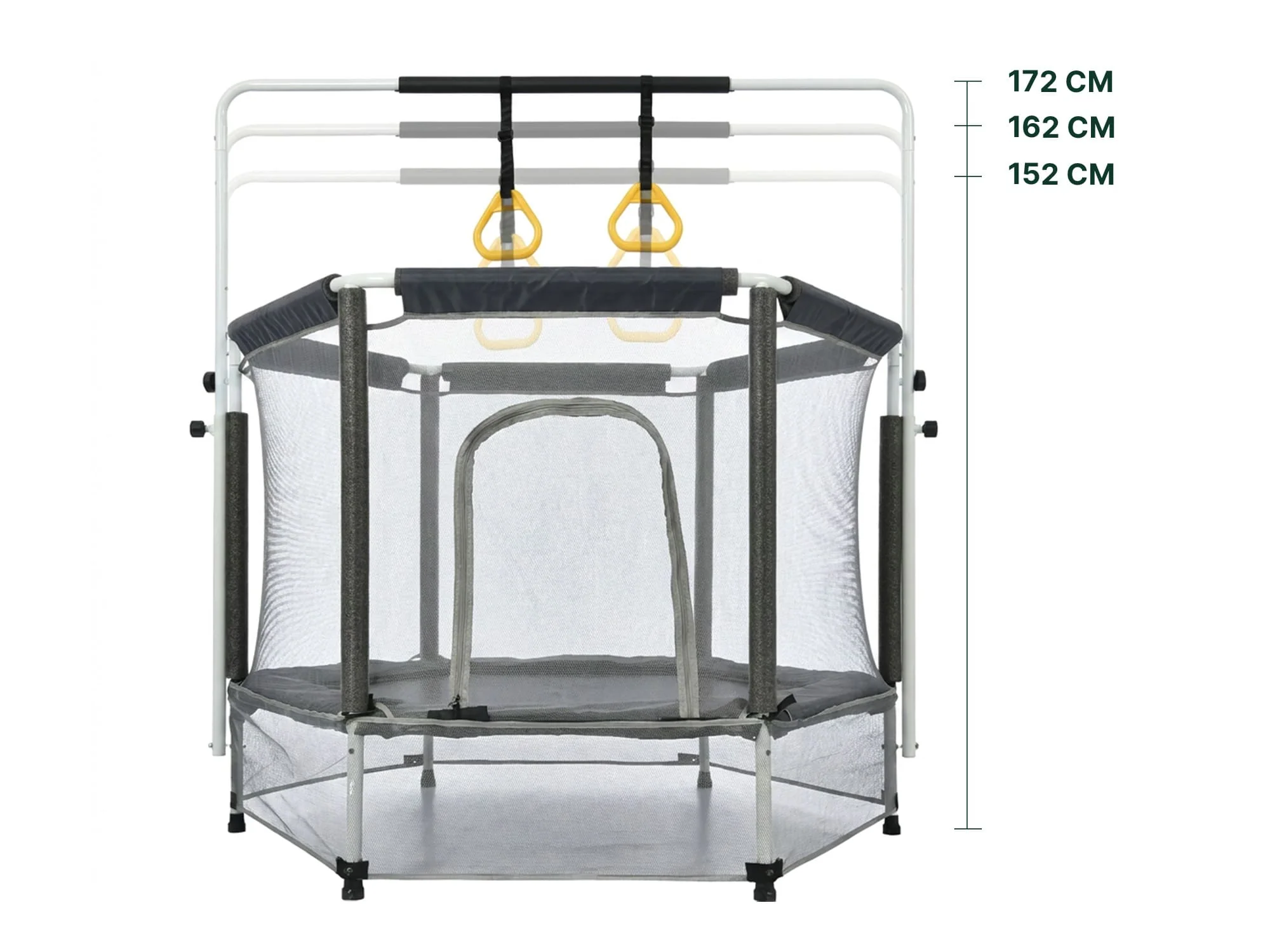 MEMAX Kids Indoor Trampoline - with Horizontal Bar - Image 5