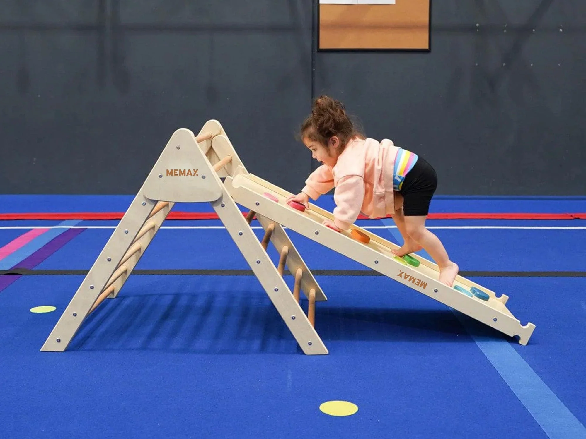 Pikler Foldable Climbing Triangle with Ramp - Image 6