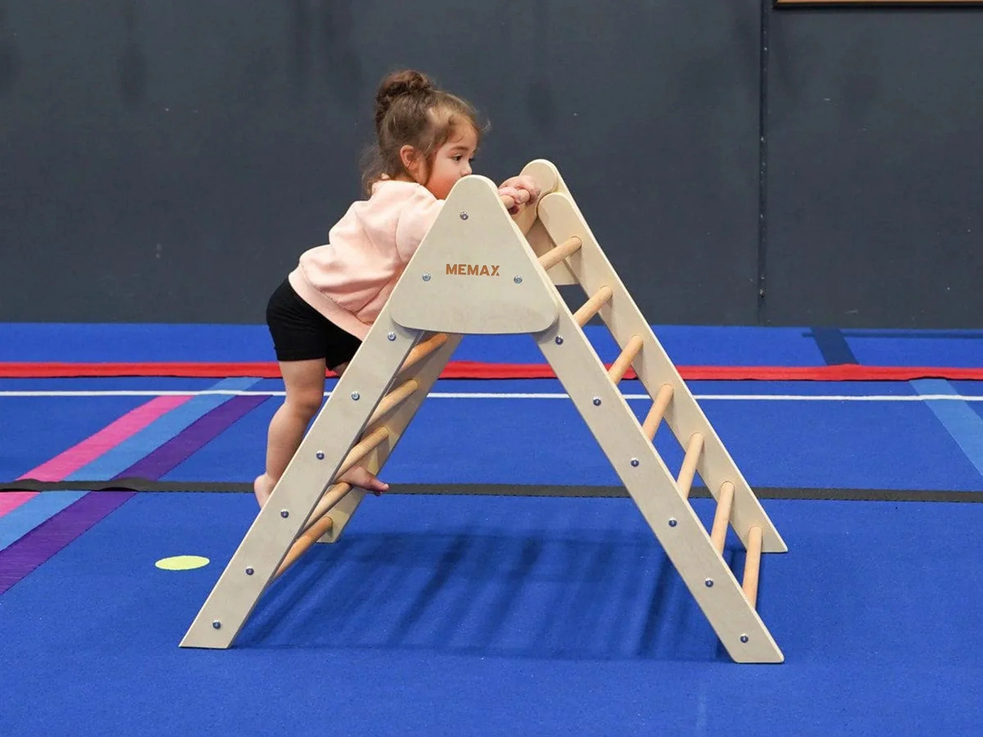 Pikler Foldable Climbing Triangle with Ramp - Image 7