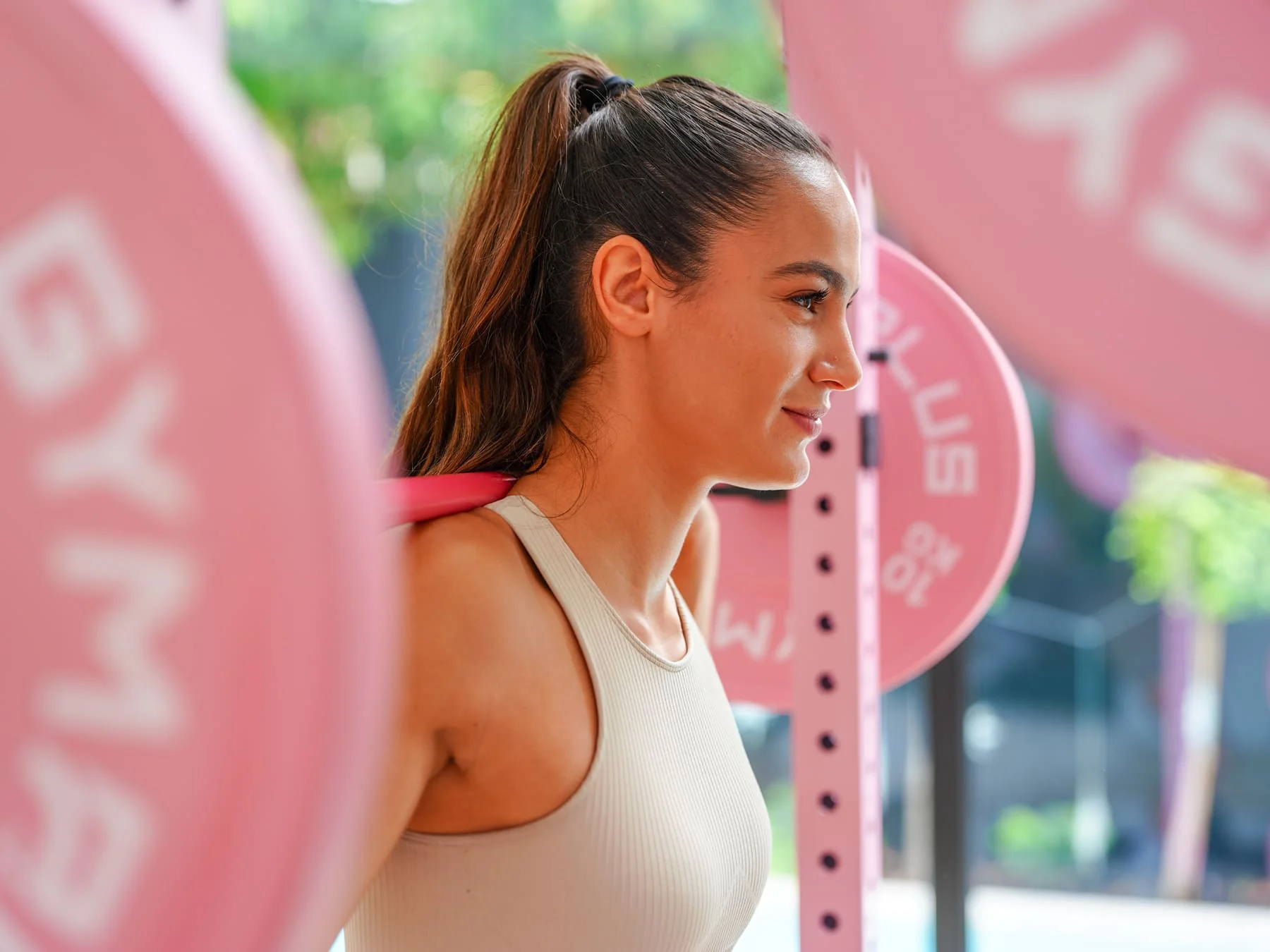 Essential Garage Gym Package - Pink - Image 12