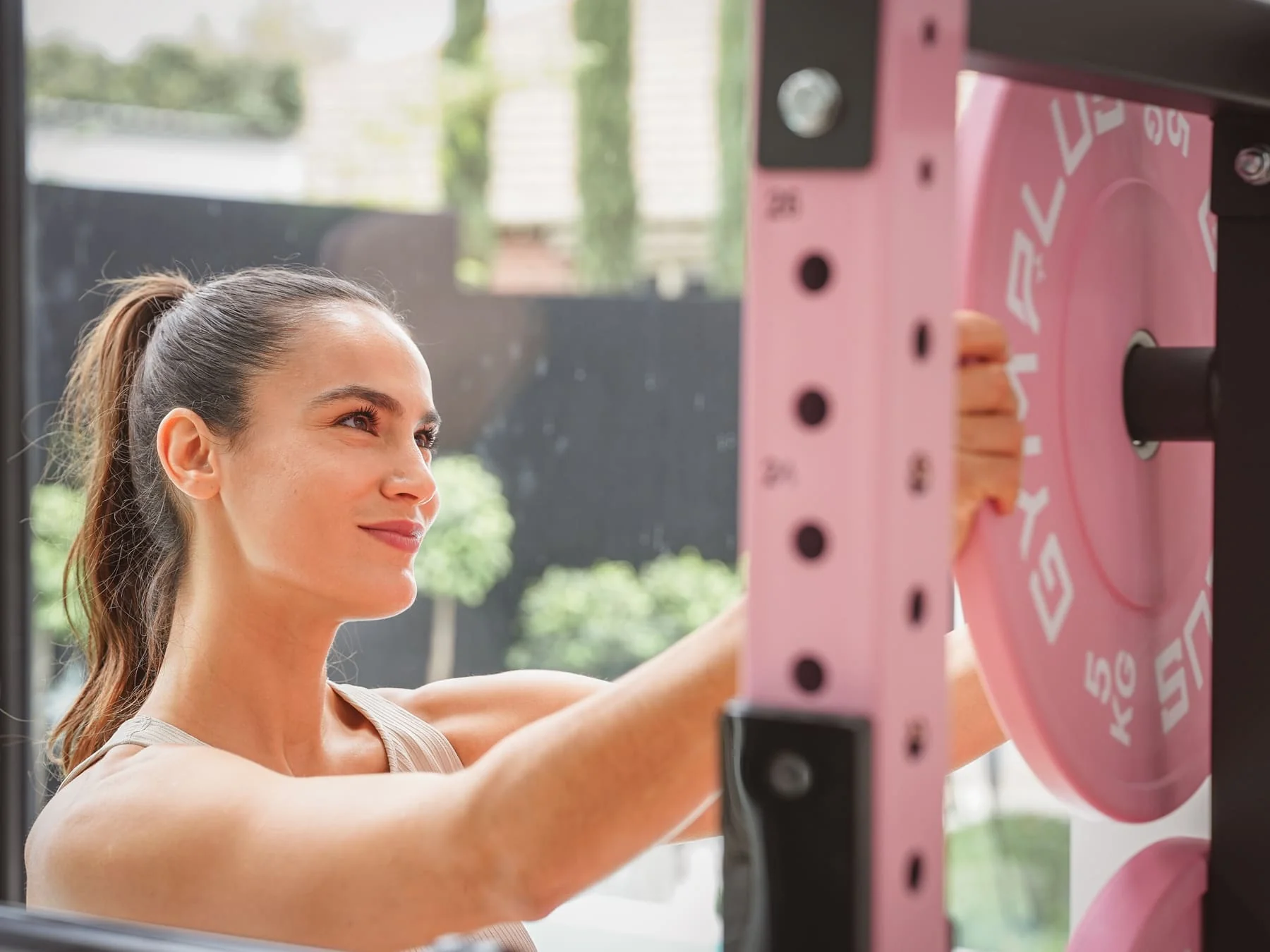 Essential Garage Gym Package - Pink - Image 18