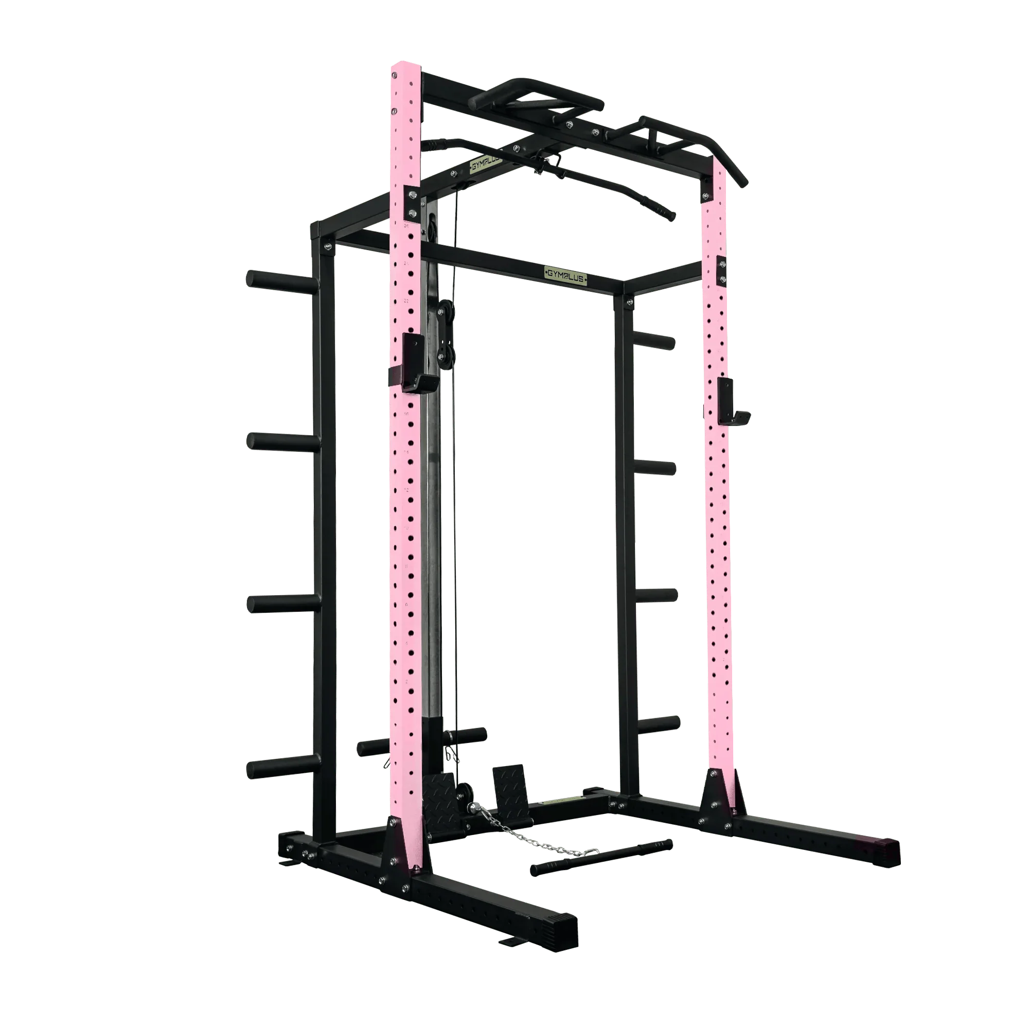 Pink Half Power Rack Garage Gym Package - Complete Setup - Image 26