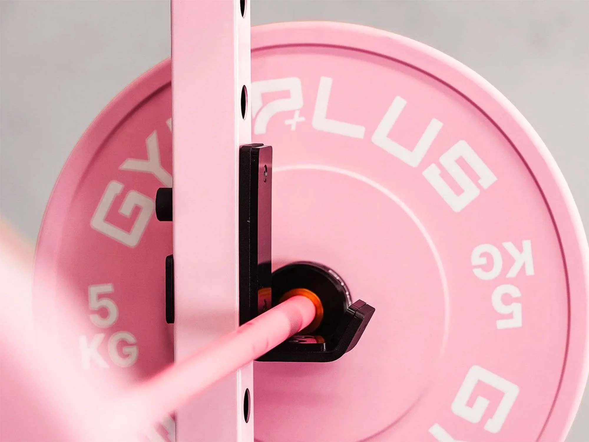 Pink Olympic Rubber Bumper Plates 5/10/15/20kg (Pairs) - Image 4