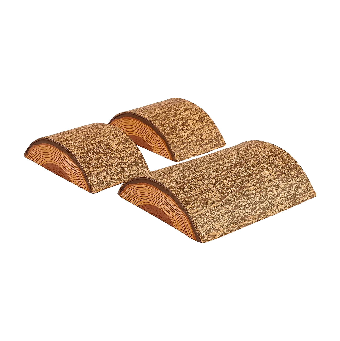 Tree Log Climber Play Set, Kids Climbing and Stepping Logs - 3 Piece