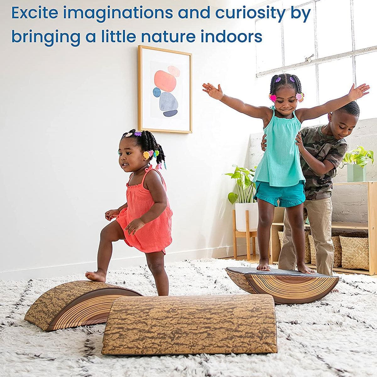Tree Log Climber Play Set, Kids Climbing and Stepping Logs - 3 Piece - Image 5