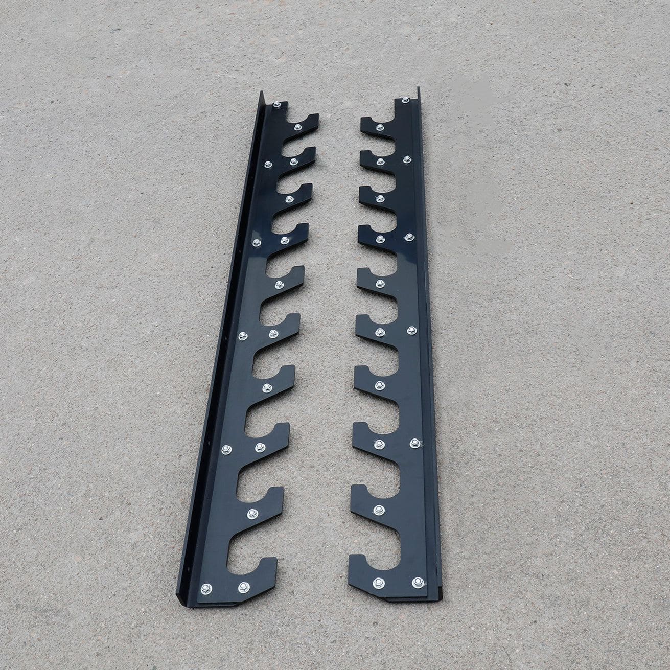 10-Bar Wall-Mount Gun Rack for Barbells - Image 2