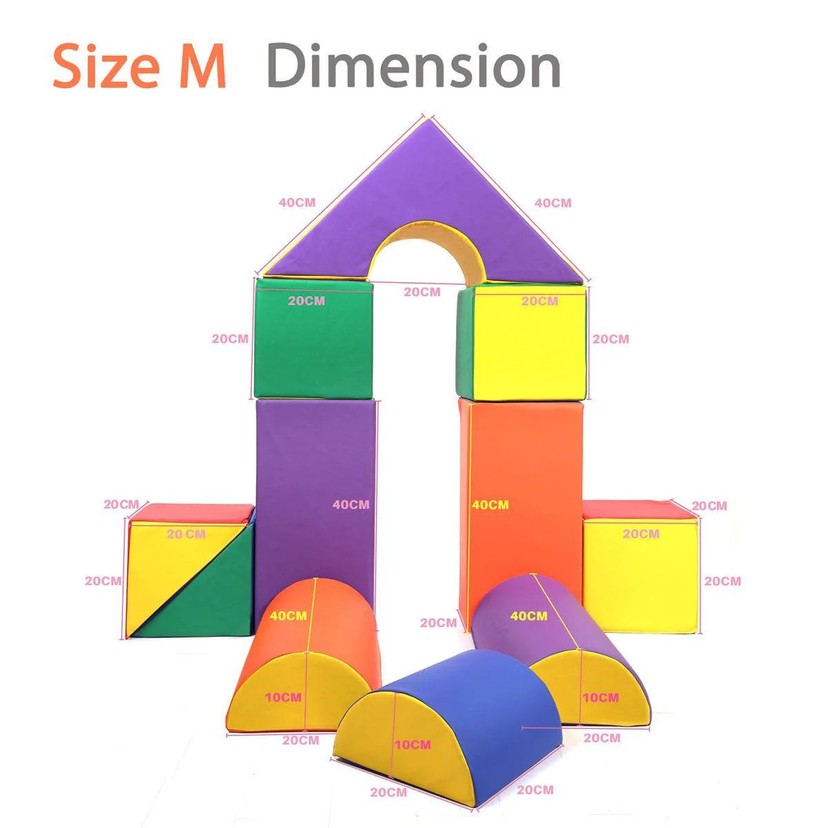 Sensory Montessori Baby Soft Play Value Bundle - 23 Piece - Image 19